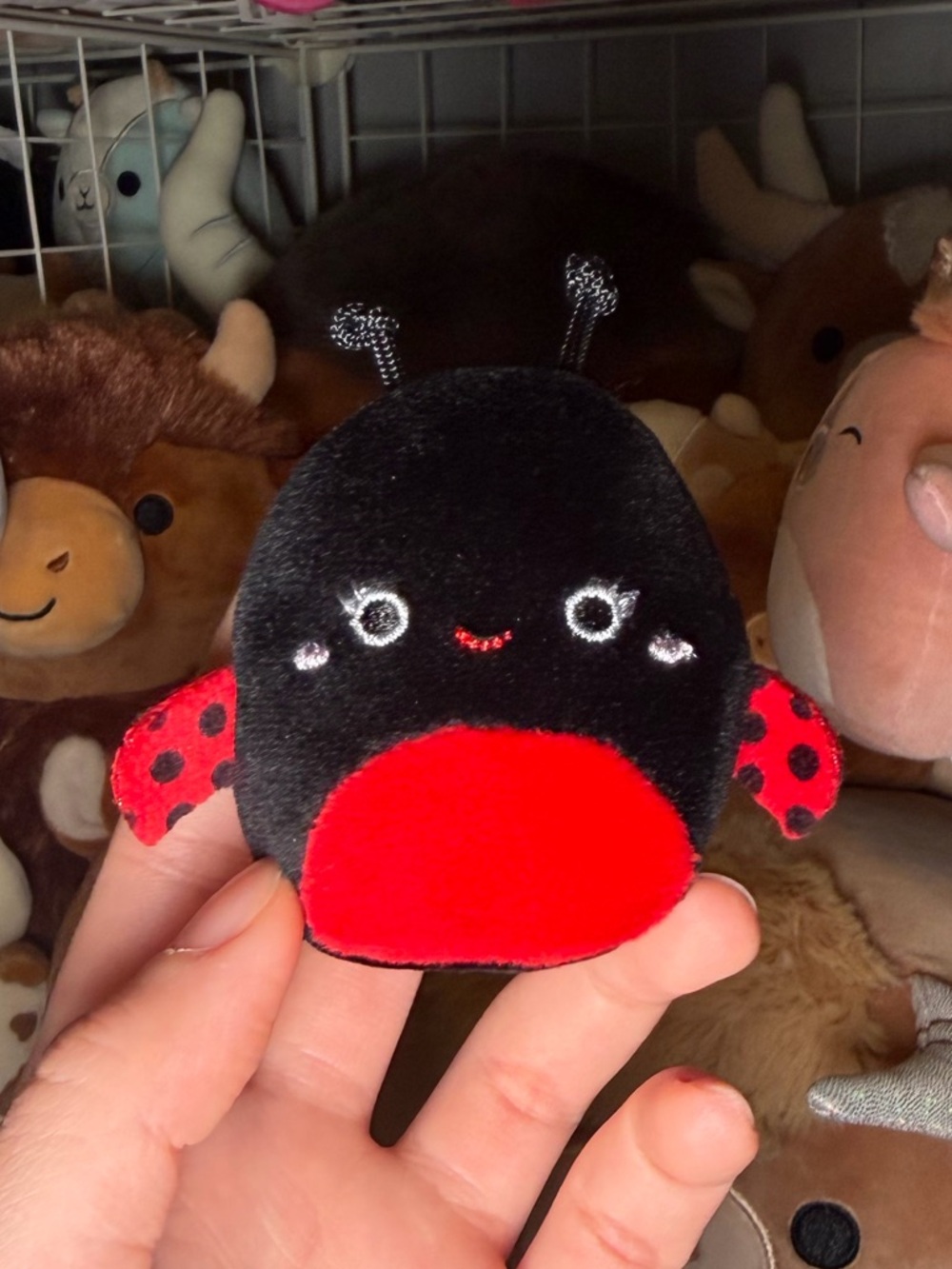 Squishmallows Squishville SV Trudy the Ladybug 2” Stuffed Plush
